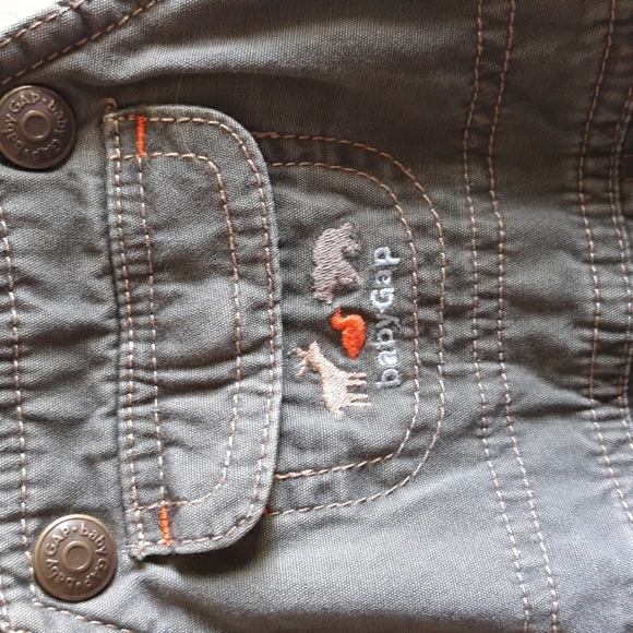 Baby Gap Green Overalls - Picture 2 of 5